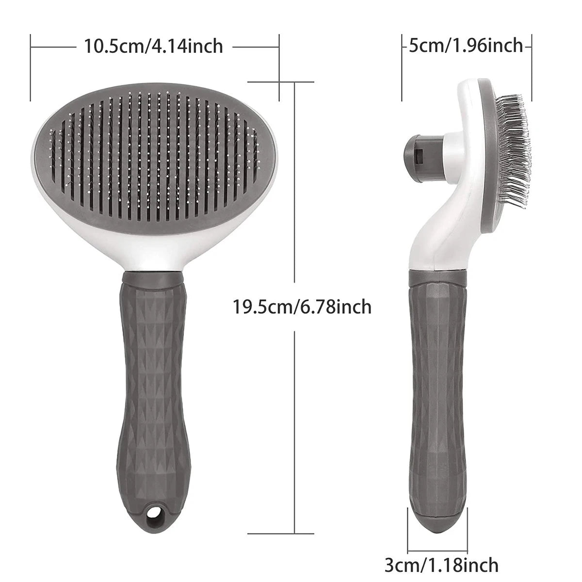 Hair Remover Brush Dog and Cat Non-Slip Beauty Brush Dog Grooming Equipment Pets Stainless Steel for Dogs Pet Hair Removal Comb