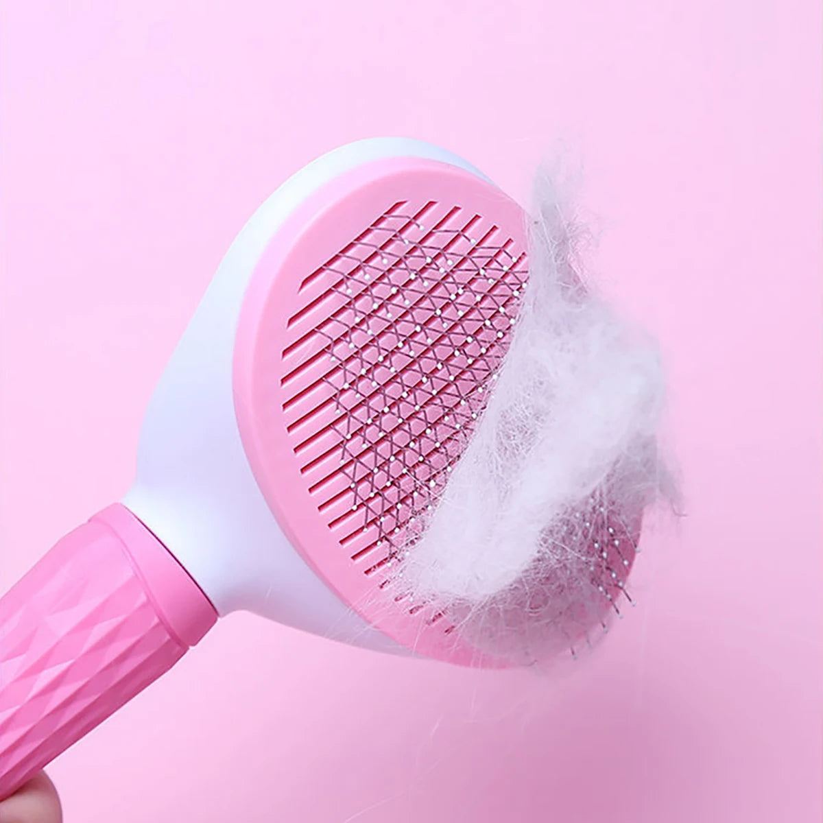 Hair Remover Brush Dog and Cat Non-Slip Beauty Brush Dog Grooming Equipment Pets Stainless Steel for Dogs Pet Hair Removal Comb