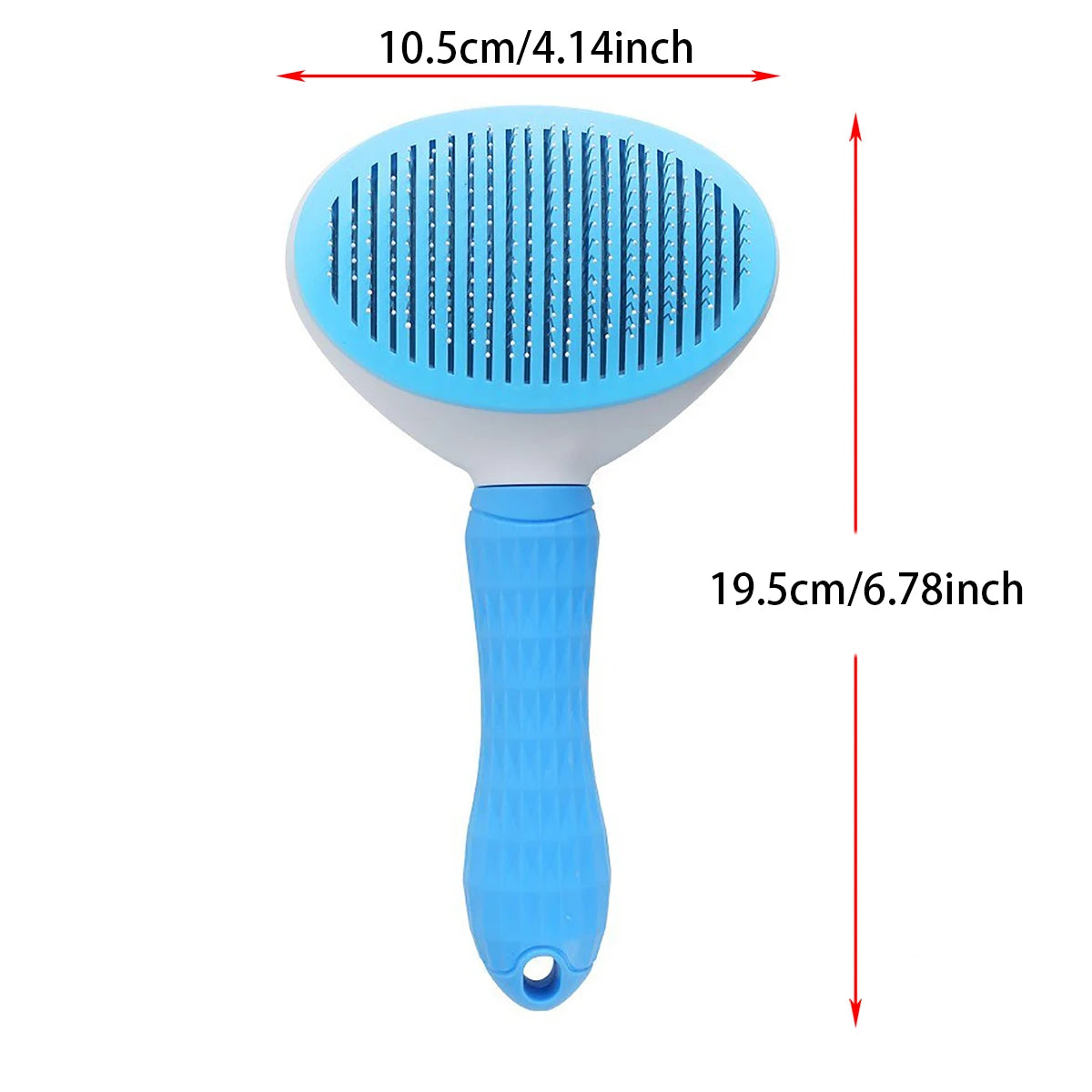 Hair Remover Brush Dog and Cat Non-Slip Beauty Brush Dog Grooming Equipment Pets Stainless Steel for Dogs Pet Hair Removal Comb