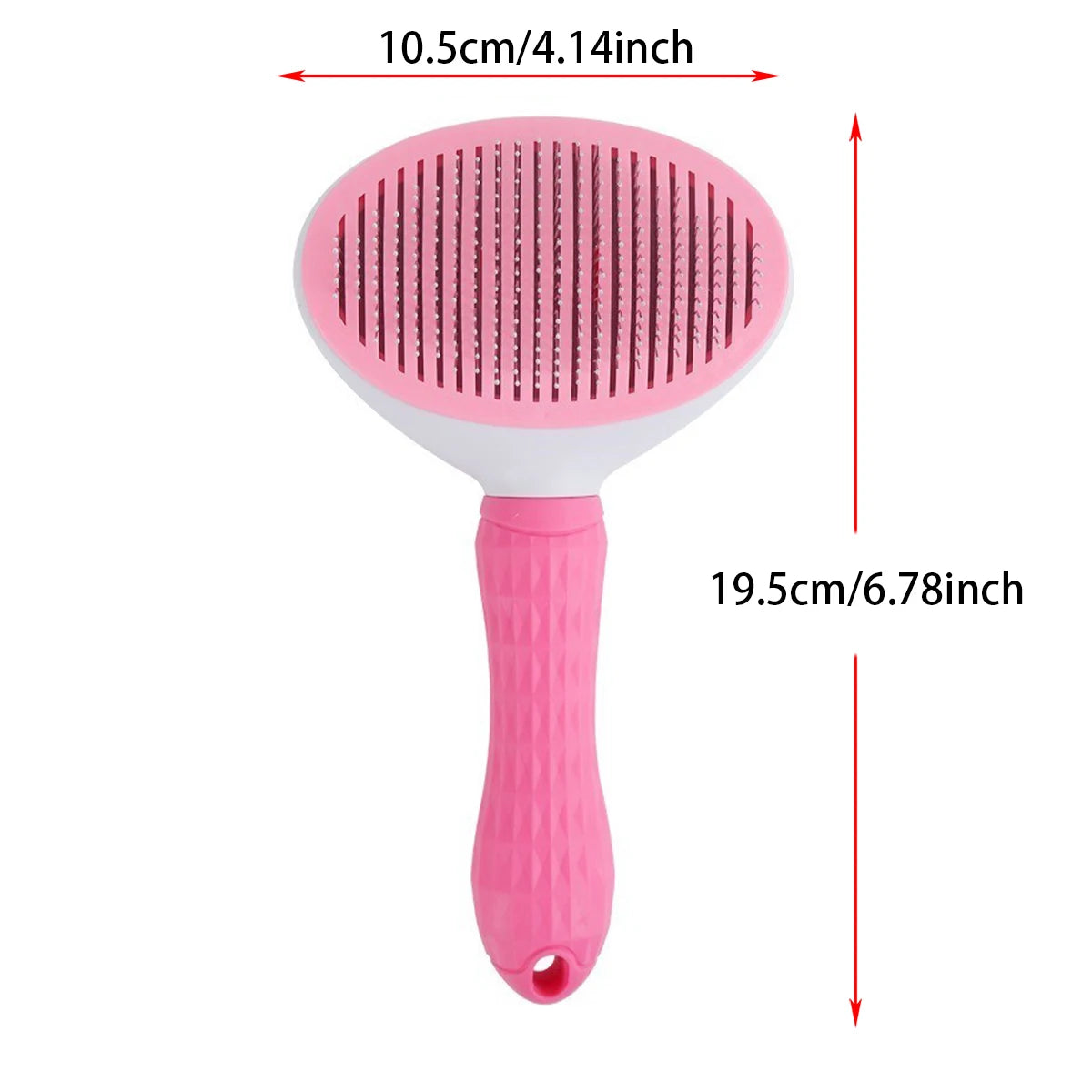 Hair Remover Brush Dog and Cat Non-Slip Beauty Brush Dog Grooming Equipment Pets Stainless Steel for Dogs Pet Hair Removal Comb